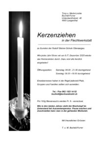 thumbnail of Kerzenziehen Flyer 2025